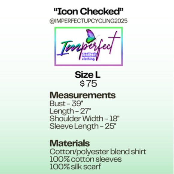 Upcycled Flannel Shacket - Picture 2 of 2